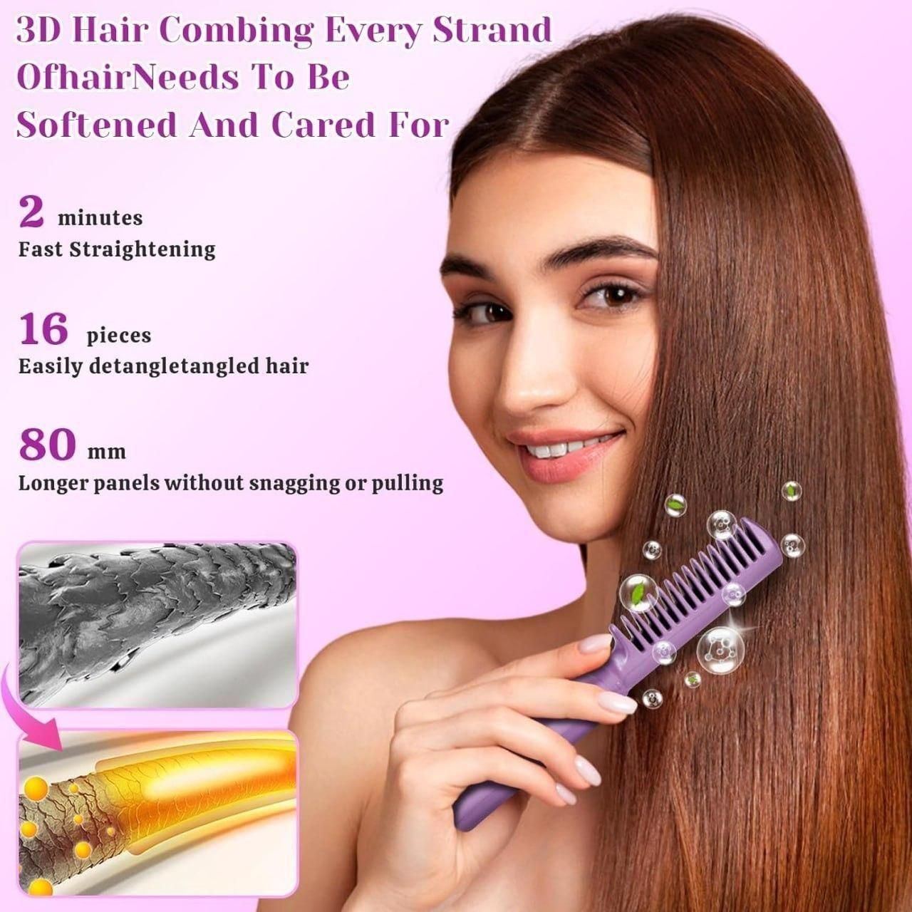 SleekComb - Adjustable Hair Straightener